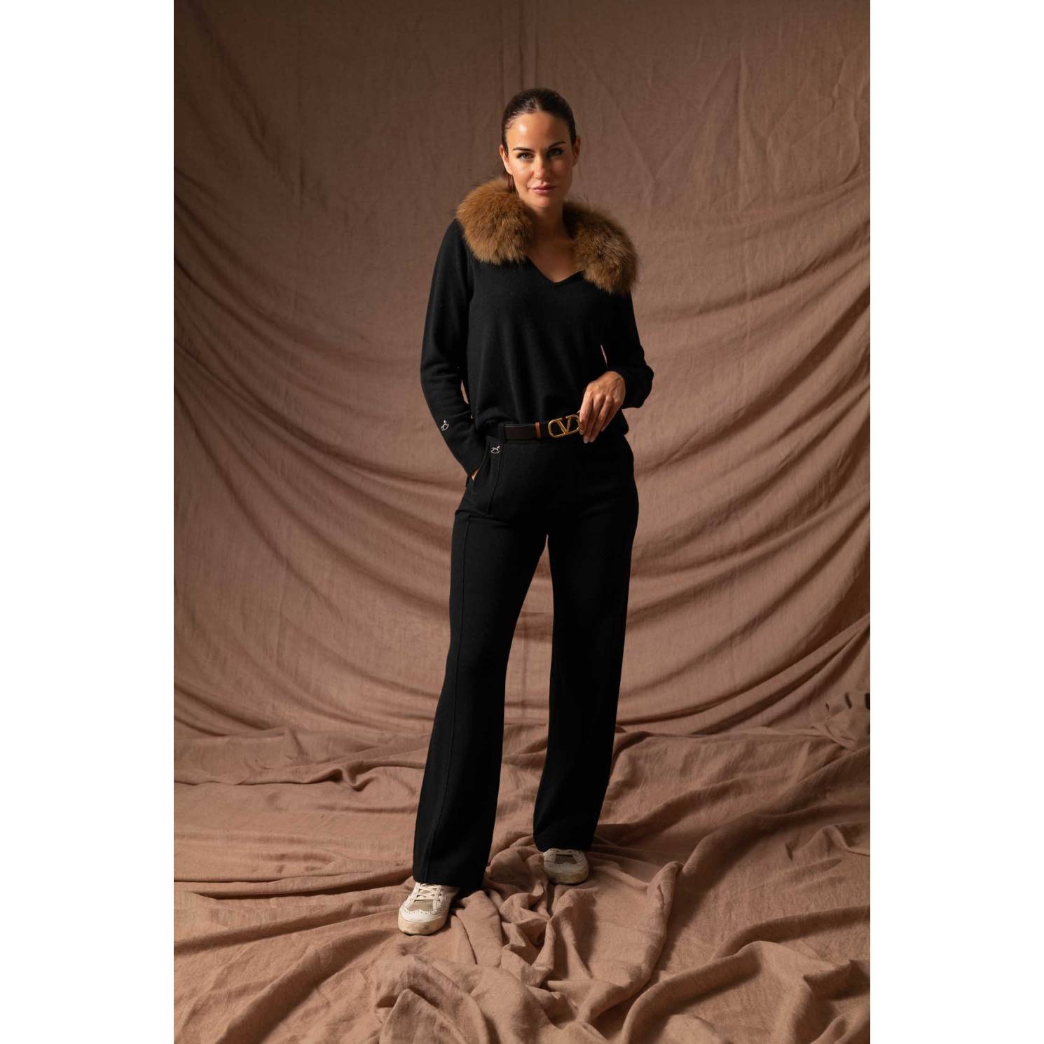 pantalon elephant cashmere noir