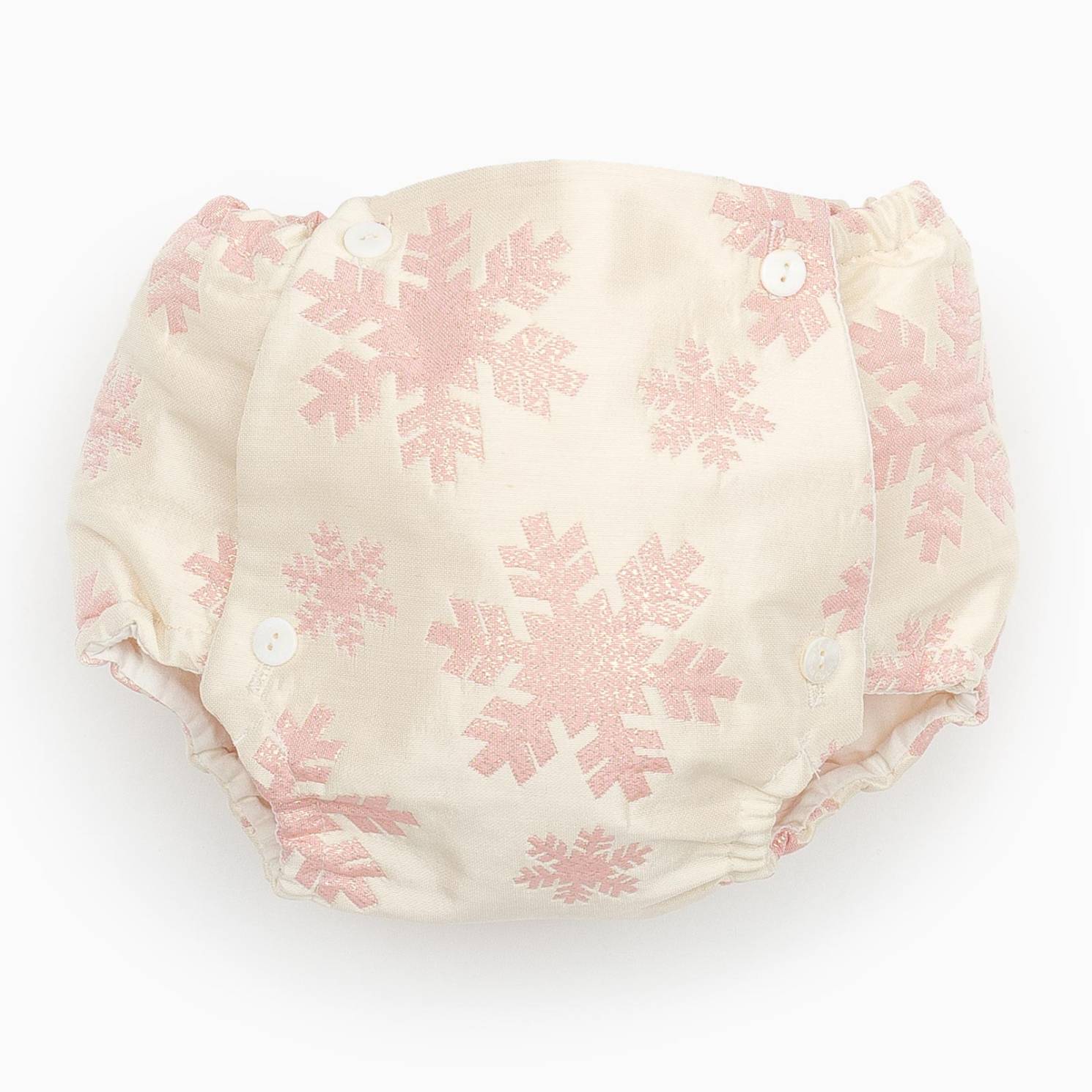 culotte copo de nieve rosa