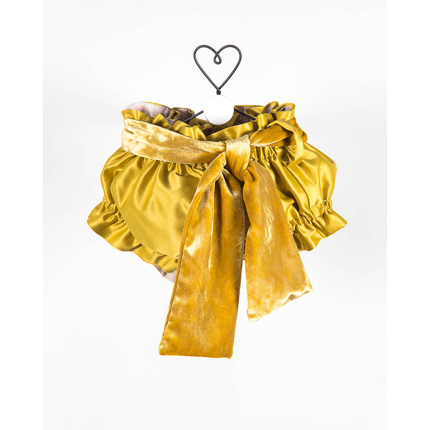 culotte velvet lazada mostaza