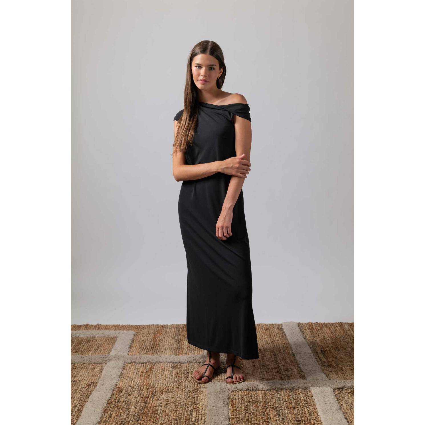 vestido zannier negro