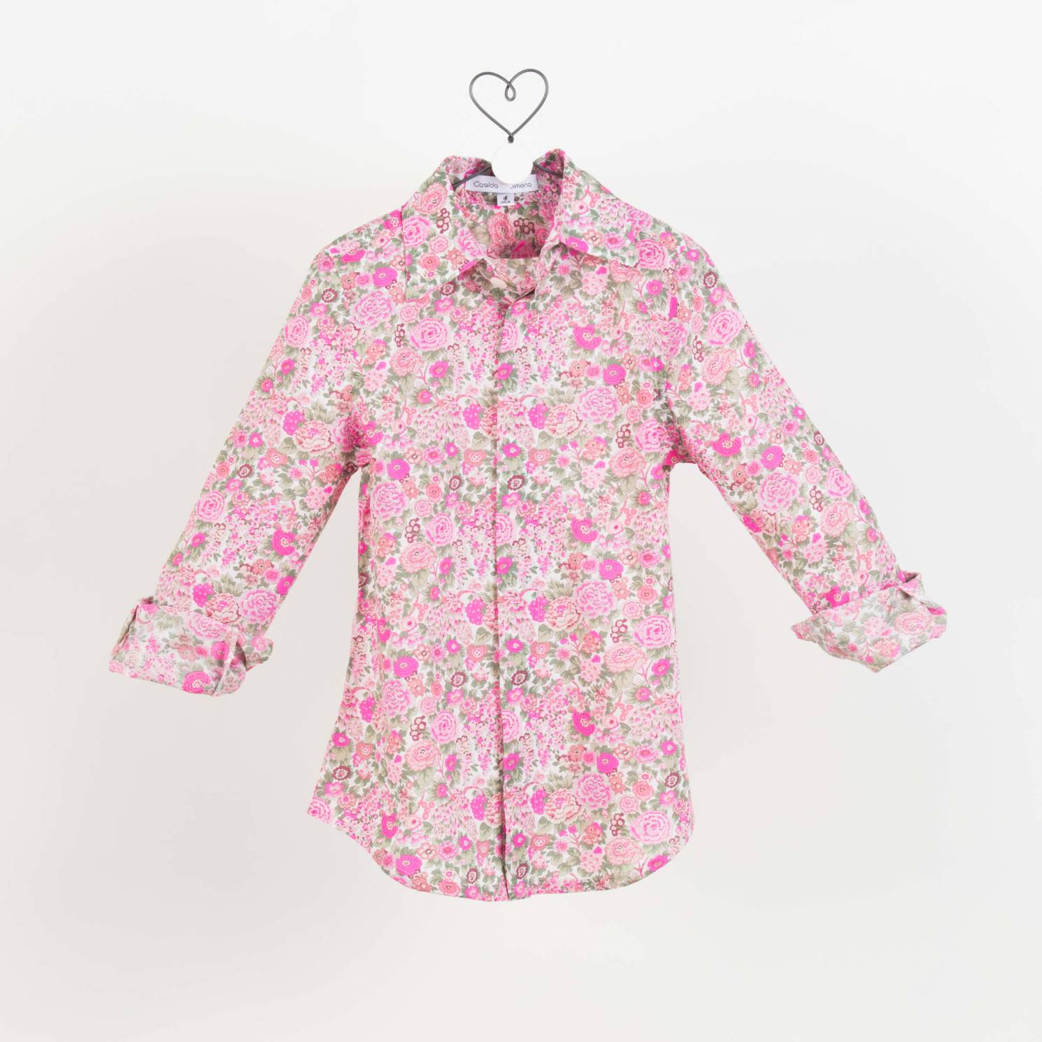 camisa liberty fluor fucsia by casilda