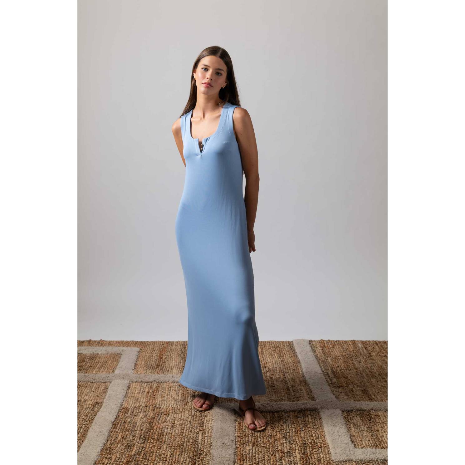 vestido vani azul ail