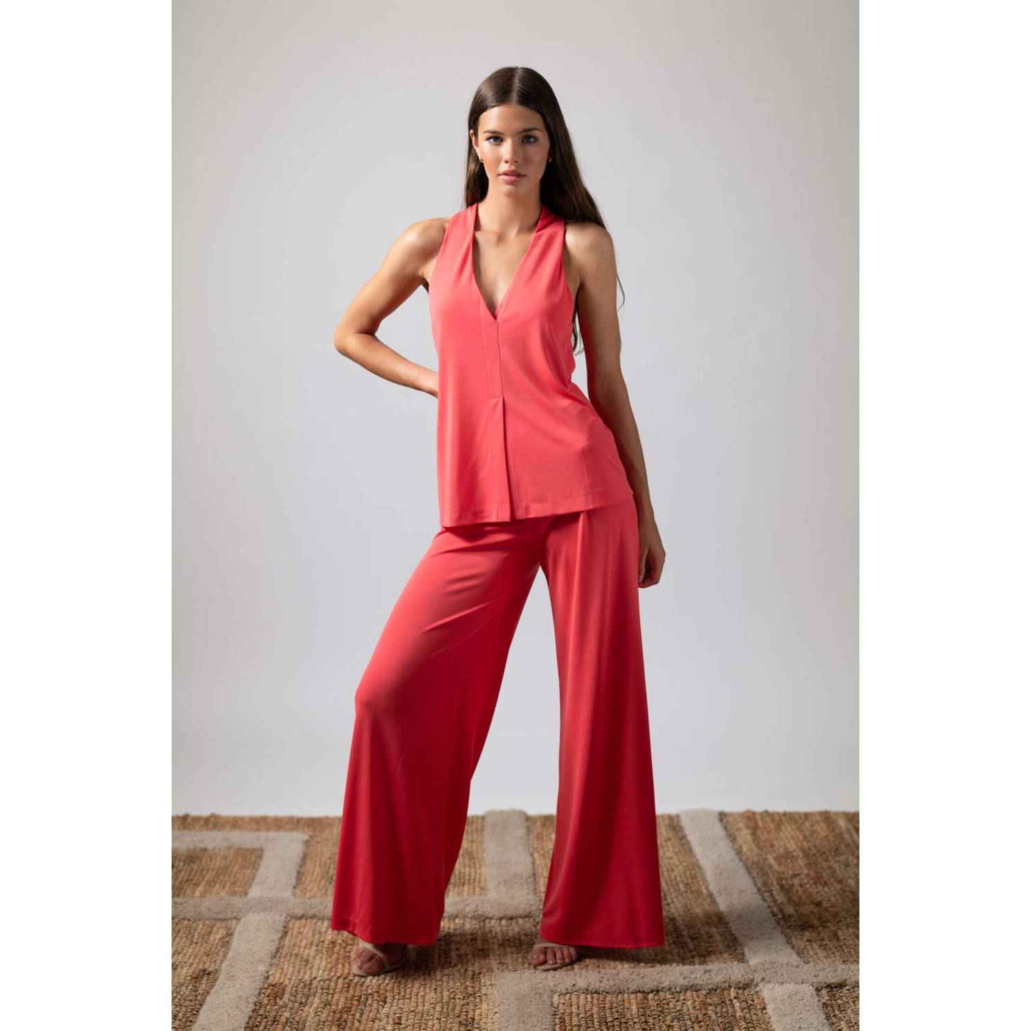 pantalon elephant tessuto coral