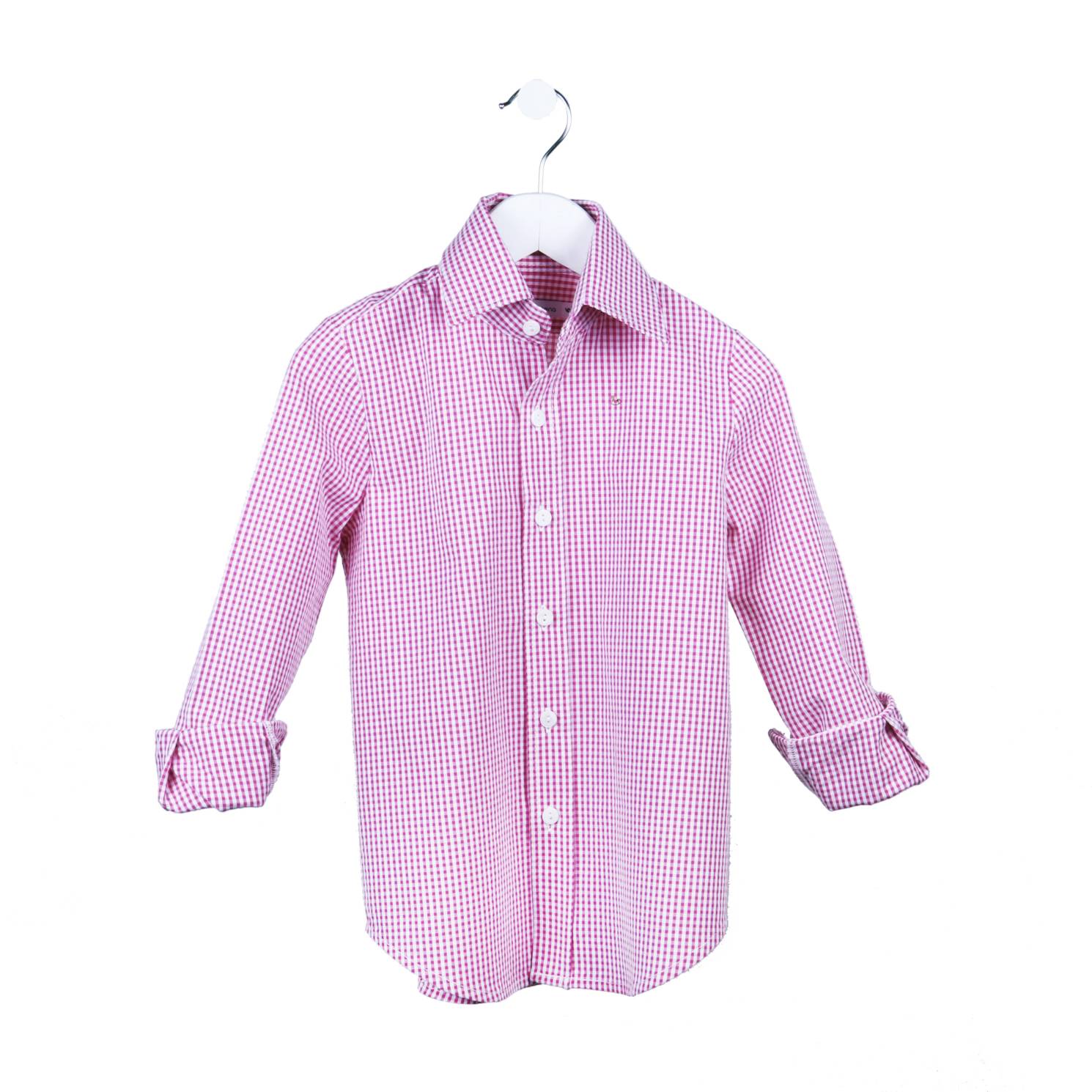 camisa vichy frambuesa