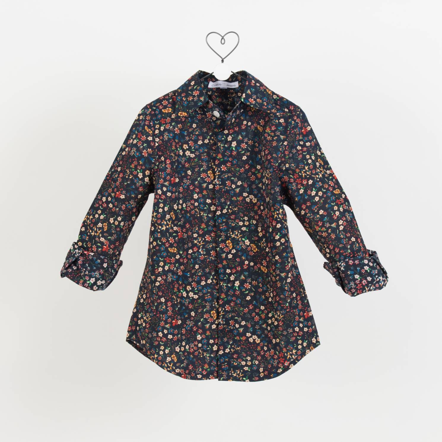 camisa liberty marino burdeos